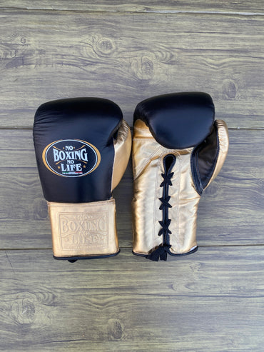 No Boxing No Life set, NBNL Black/Gold Boxing set, No Boxing No Life Head Guard